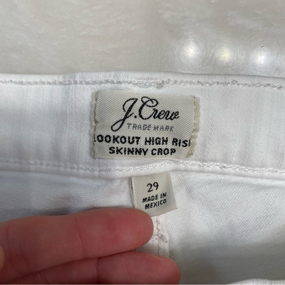J. Crew Lookout Skinny High Rise White Shorts Waist 29 - Picture 14 of 16